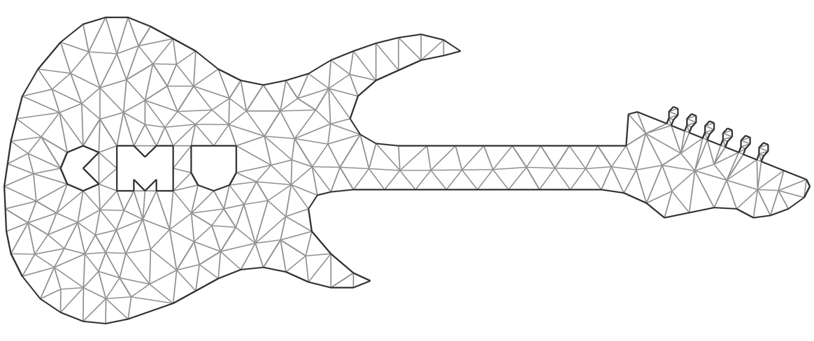 Guitar refined by maximum triangle area